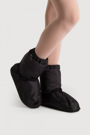 Black Kids' Bloch Children Warmup Booties | GUSEC13479