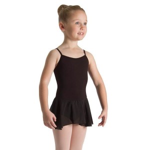 Black Kids' Bloch Mirella Alice Cami Tween Leotards | USNEJ98735