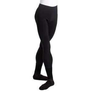 Black Men's Bloch Dale High Waist Full Length Tight | FUSHY82383