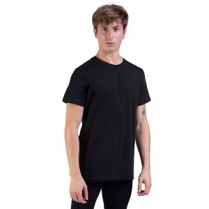 Black Men's Bloch Heath Relaxed Slim Fit Tops | USNZX65734