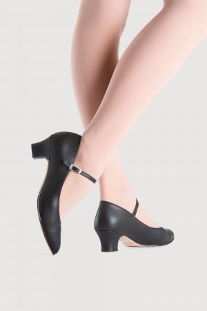 Black Women's Bloch Curtain Call Tap & Stage Shoes | DUSVO86077