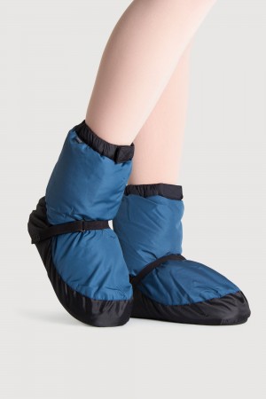 Blue Women's Bloch Adult Warmup Booties | USQAV85171