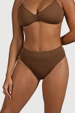 Cocoa Women's Bloch Aquila High Waist Underwear | USZPD20549