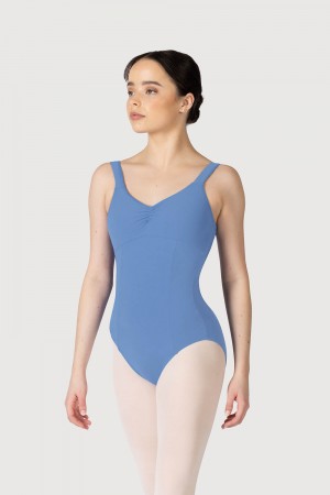 Cornflower Women's Bloch Paradise Contour Leotards | USZPD12859