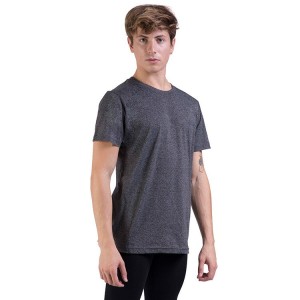 Dark Heather Men's Bloch Heath Relaxed Slim Fit Tops | AUSDF44476