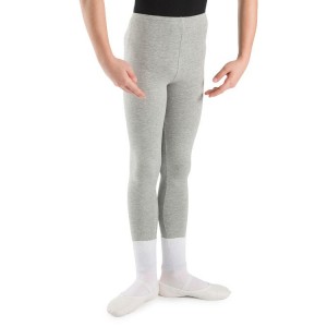 Grey Marle Kids' Bloch Dale Footless Tight | USNEJ82862