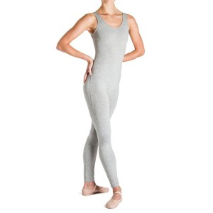 Grey Marle Women's Bloch Utano Scoop Neck Unitards | QUSWA22266