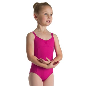 Hot Pink Kids' Bloch Evanleigh Princess Line Leotards | QUSWA10315