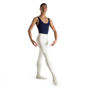 Ivory Men's Bloch Mirella Footed Tight | AUSWC37241