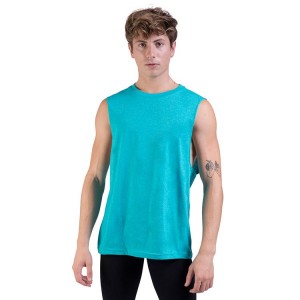 Jade Men's Bloch Harris Relaxed Drop Arm Muscle Tops | GUSEC60007