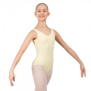 Lemon Kids' Bloch Gathered Front With Low Back Leotards | USCVG31074