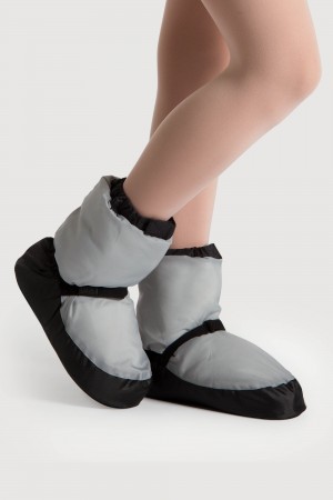 Light Grey Women's Bloch Adult Warmup Booties | USJVR76621