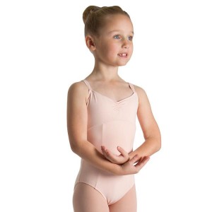 Light Pink Kids' Bloch Evanleigh Princess Line Leotards | USDYB35645