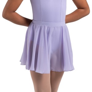 Lilac Kids' Bloch Chayanne Chiffon Short Circle Skirts | USQCS89114