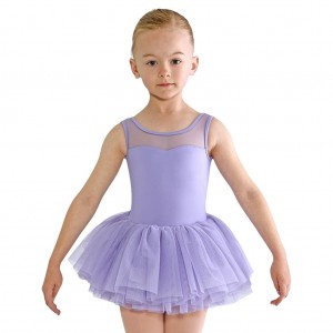 Lilac Kids' Bloch Emica Sweetheart Tank Tutu Leotards | EUSHC79329