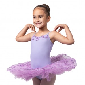 Lilac Kids' Bloch Perlaida' Sequin Overlay Tutu Leotards | BUSSO48479