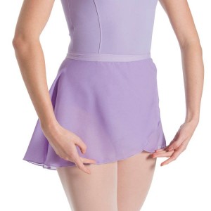 Lilac Women's Bloch Gianna Wrap Skirts | USQAV88797