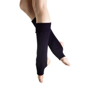 Navy Women's Bloch Anya Legwarmers Knitwear | ZUSMJ82542