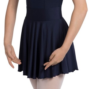 Navy Women's Bloch Rondo Short Circle Skirts | USJZR54080