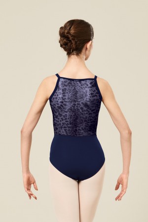 Parisian Women's Bloch Maiko Animal Printed Mesh Camisole Leotards | USCVG55875