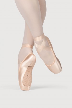 Pink Women's Bloch Alpha Pointe Shoes | QUSUV84144