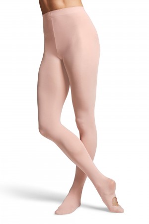 Pink Women's Bloch Contoursoft Adaptoe Tight | YUSGT33097