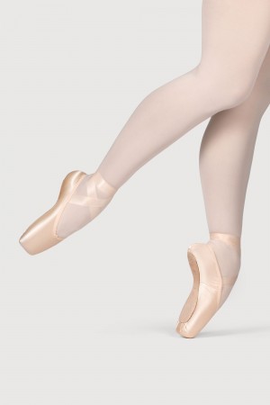 Pink Women's Bloch Synergy Pointe Shoes | EUSVG75471