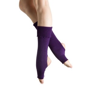 Purple Women's Bloch Anya Legwarmers Knitwear | DUSKV31569