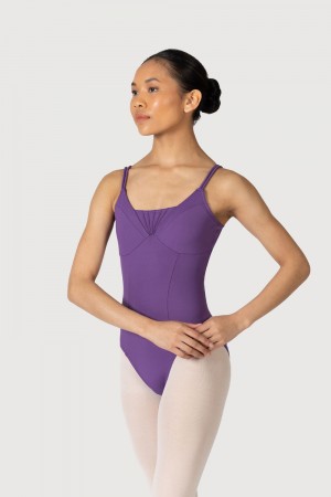 Purple Women's Bloch Elegance Fan Leotards | LUSTR28240