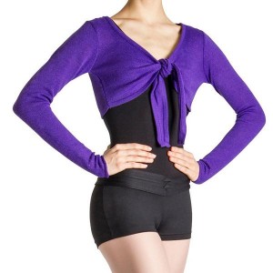 Purple Women's Bloch Karola Cropped Tie Tops | AUSWC87123