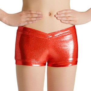 Red Kids' Bloch Vegas Short Bottoms | USXMI10101