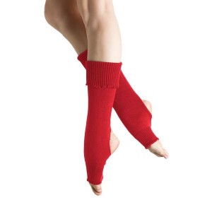 Red Men's Bloch Anya Legwarmers Knitwear | PUSER10096