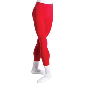 Red Men's Bloch Dale High Waist Full Length Tight | ZUSNQ95136