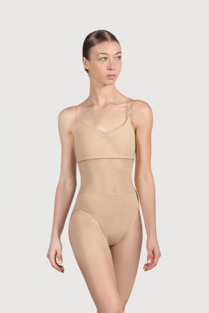 Sand Women's Bloch Cordelia Mesh Panel Underwear | USJKU18147