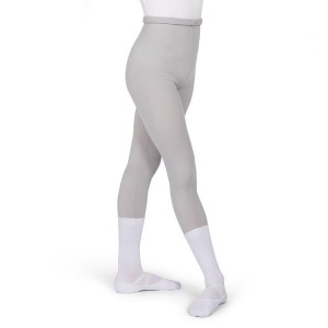 Silver Men's Bloch Xlong High Waisted Fitted Full Length Tight | LUSSX43273