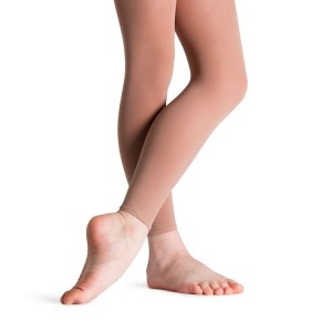 Tan Kids' Bloch Elite Footless Tight | PUSER28961