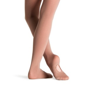 Tan Kids' Bloch Embrace Convertible Tight | AUSWC63939