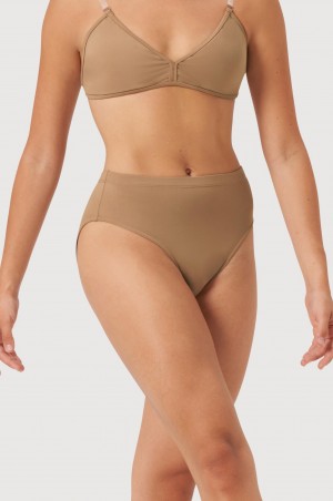 Tan Women's Bloch Aquila High Waist Underwear | SUSNY68112