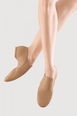 Tan Women's Bloch Elastaboot Adults Jazz | YUSGT29765