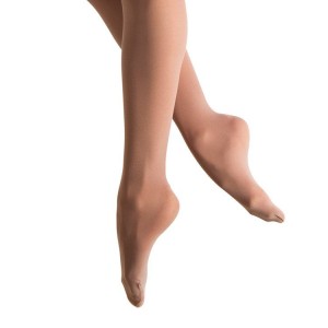 Tan Women's Bloch Endura Hipstars Footed Tight | EUSHC29861