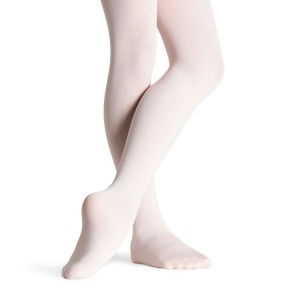 Theatrical Pink Kids' Bloch Elite Footed Tight | USCIF52580