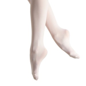 Theatrical Pink Women's Bloch Elite Footed Tight | LUSSX23871