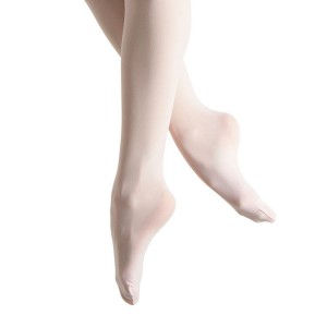 Theatrical Pink Women's Bloch Endura Supplex Footed Tight | AUSDF56124