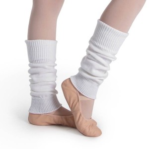 White Kids' Bloch Ankle Legwarmers Knitwear | DUSVO63633