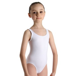 White Kids' Bloch Poppy Leotards | EUSHC10699