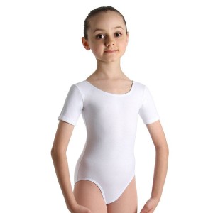 White Kids' Bloch Prima Leotards | USXMI12245