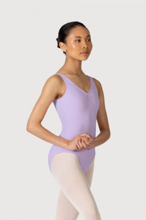 Wisteria Women's Bloch Overture Odetta Sleeveless Pleat Leotards | USIIZ37444