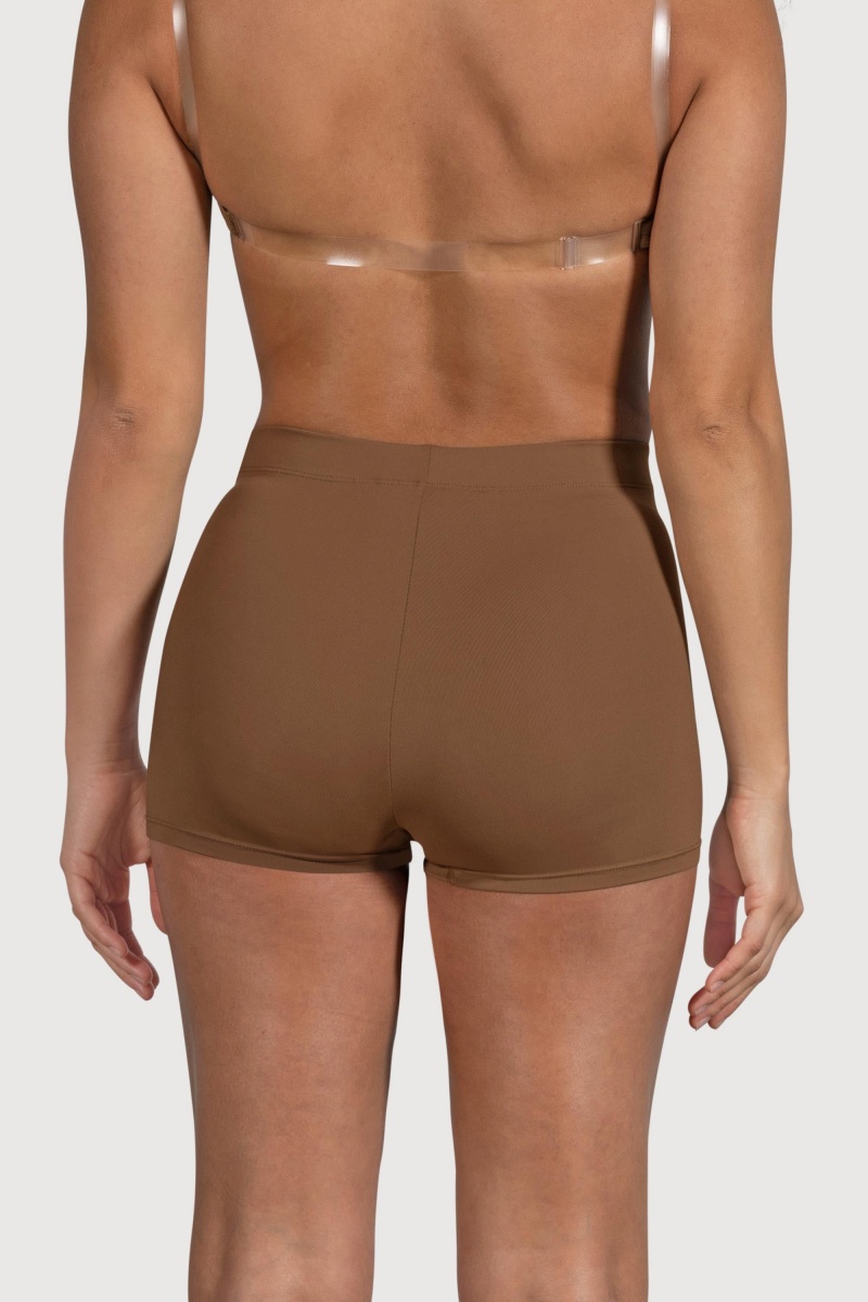 Almond Women's Bloch Capella High Waist Underwear | ZUSNQ21378