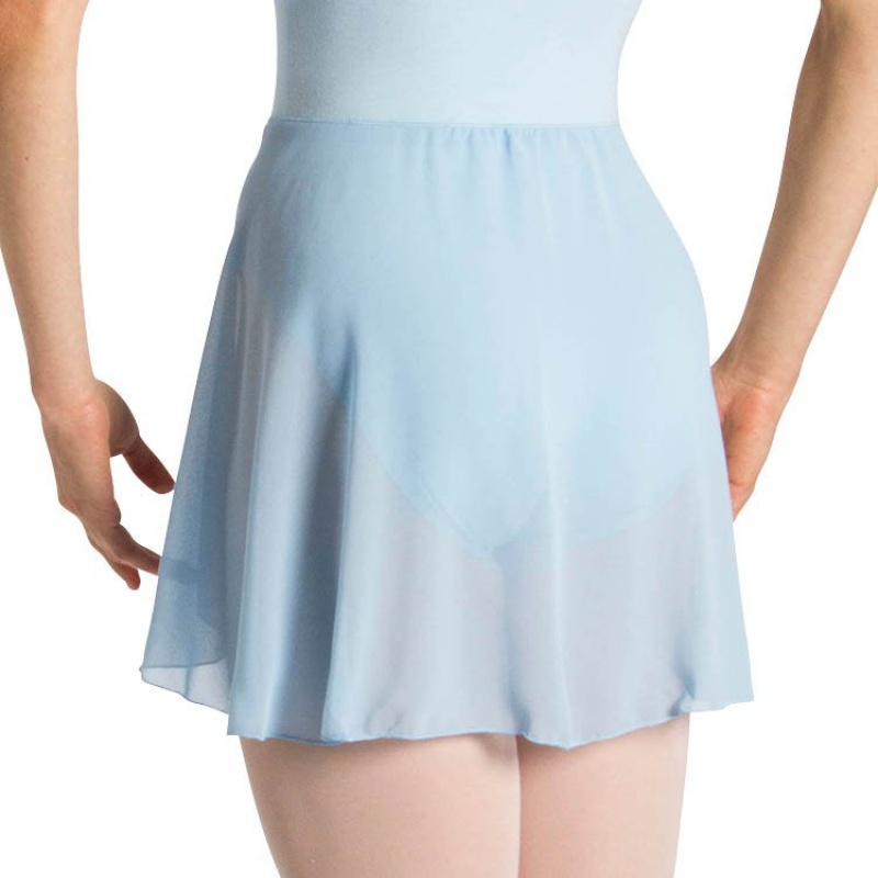 Ballet Blue Women's Bloch Chantal Short Tulip Wrap Skirts | SUSVO55757