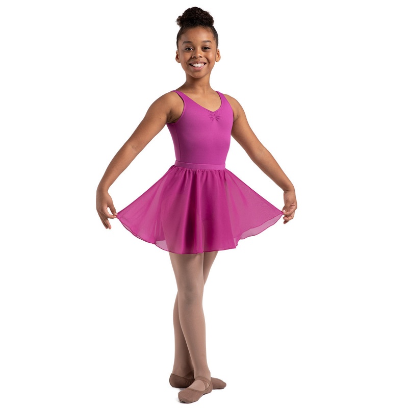 Berry Kids' Bloch Chayanne Chiffon Short Circle Skirts | USQAV88344